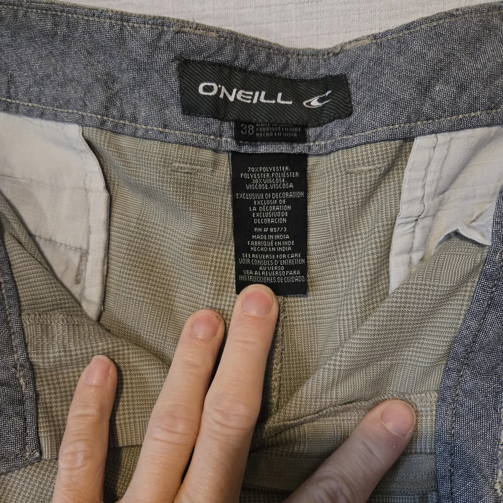 O'Neill Men's Tan Flat Front‎ Shorts